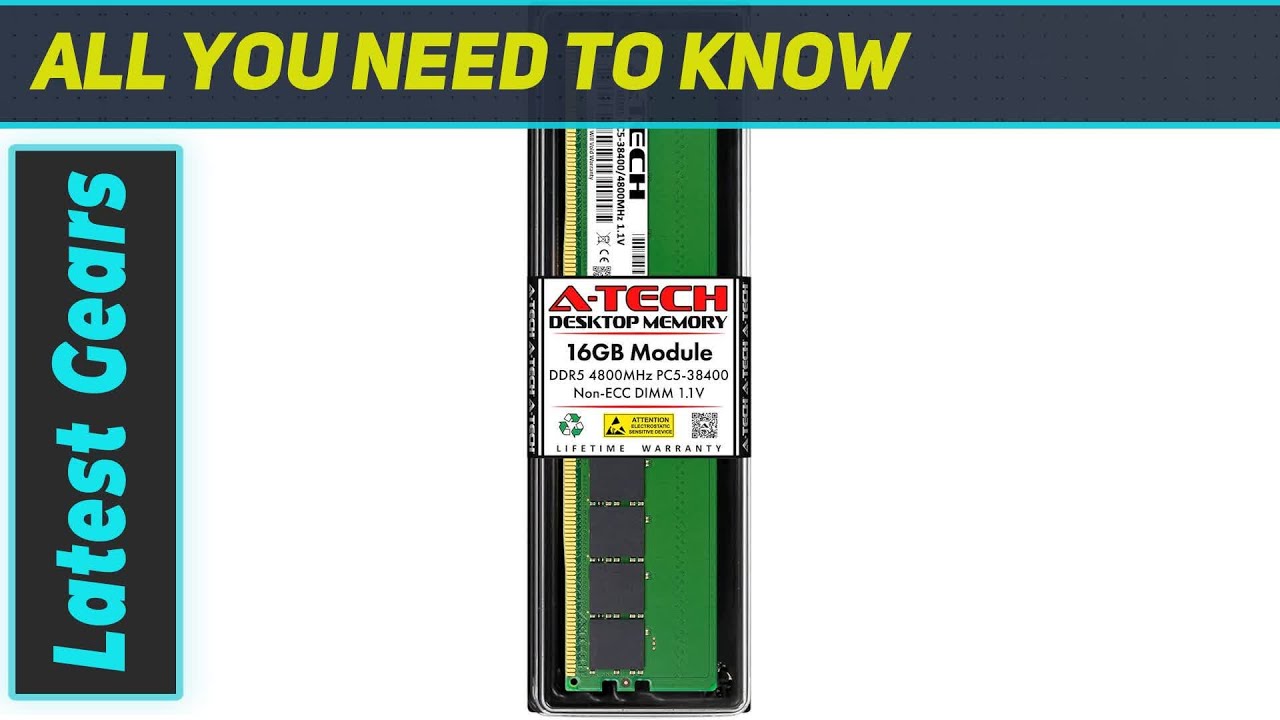 Upgrade Your System with A-Tech DDR5 4800 MHz RAM!