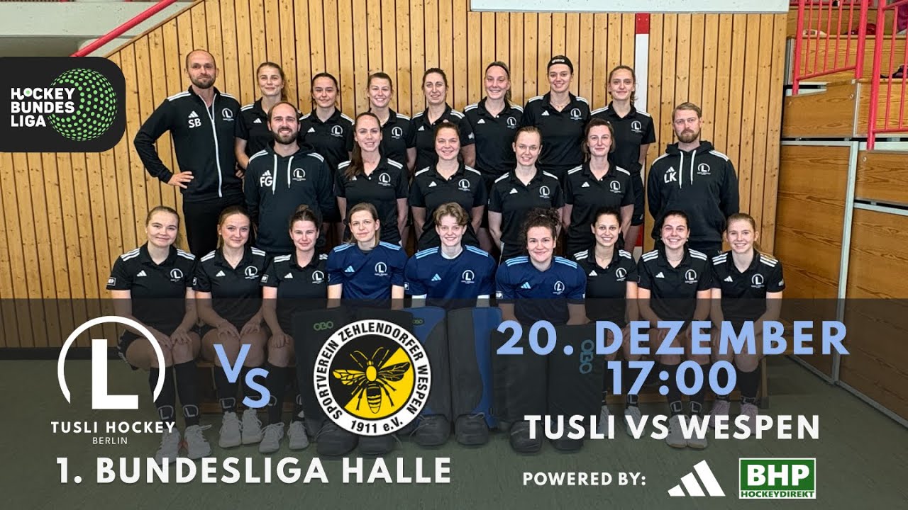 1. Bundesliga Hockey Damen TuS Lichterfelde vs. Zehlendorfer Wespen - Halle 25/26