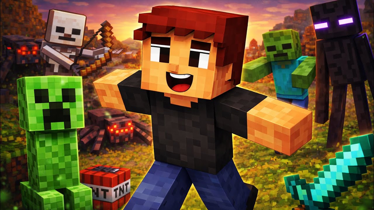 Jugando minecraft⛏️👀