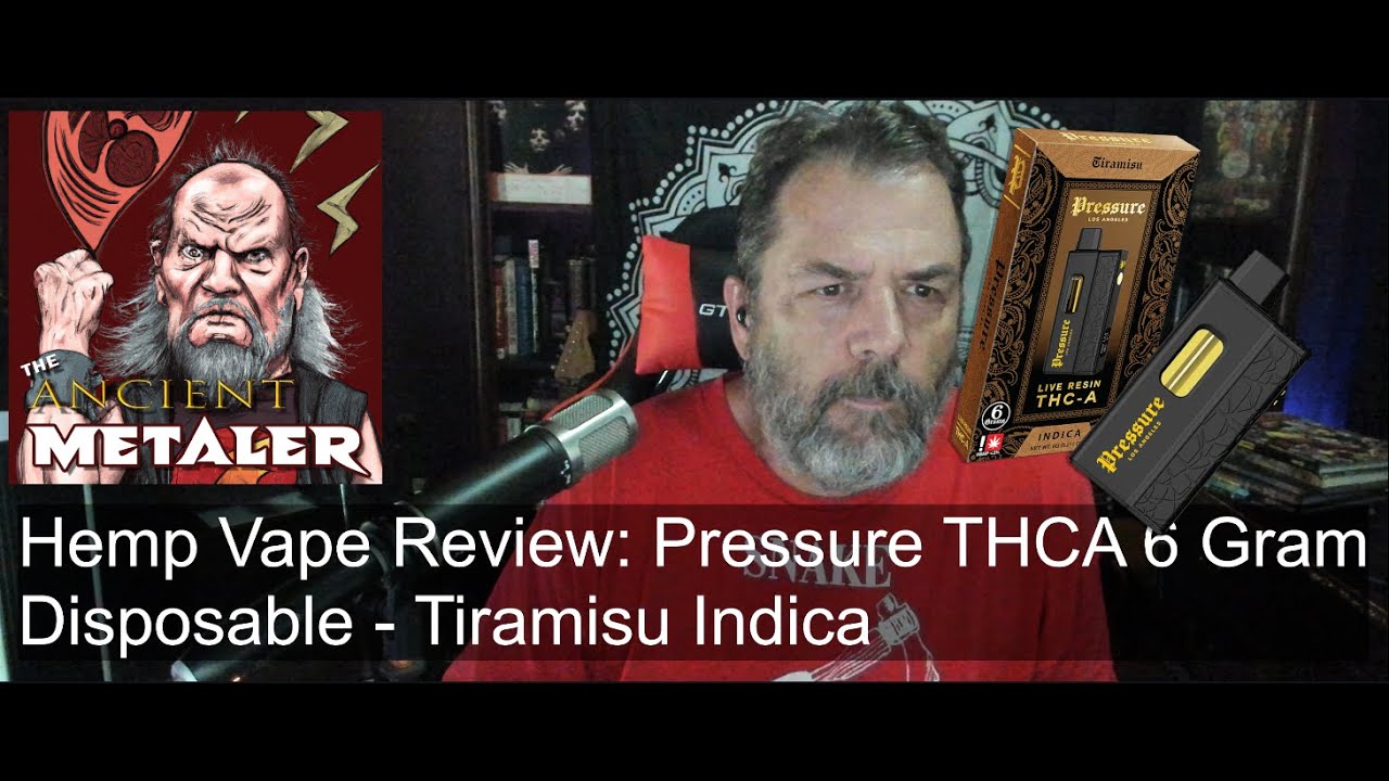 Ancient Metaler Tries: New 6G THCA Disposable - Pressure Los Angeles - Indica - Tiramisu