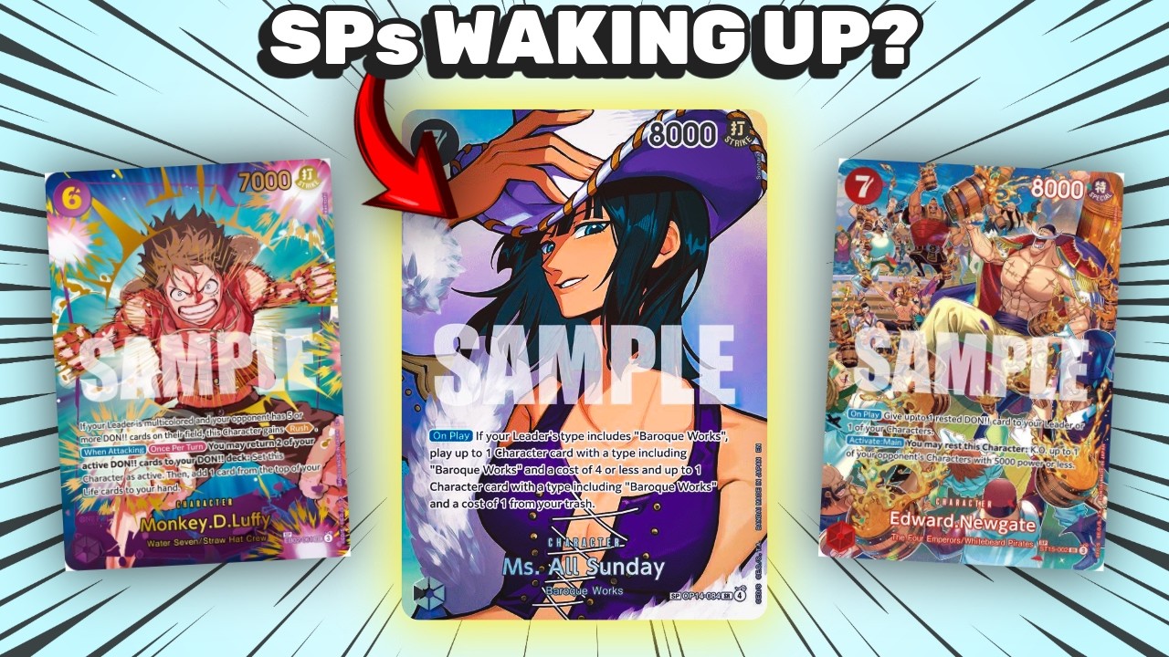 Рынок НЕ ЗАМЕЧАЕТ карты SP... | Обзор рынка One Piece TCG