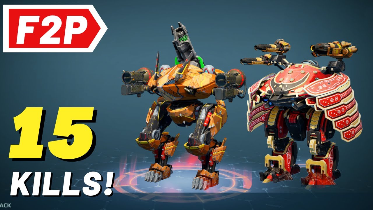 Free to Play Hangar makes 7 Living Legend kill streak - War Robots FFA Gameplay (No Commentary)