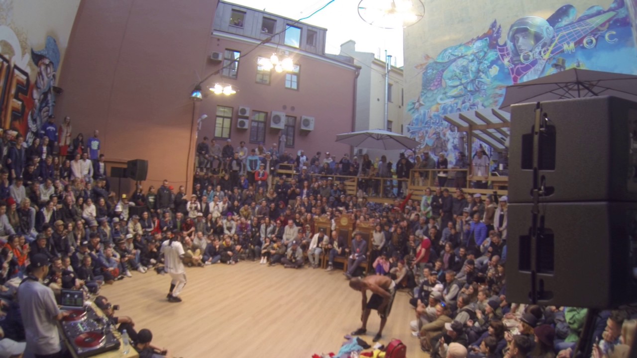 v1 battle 2017 bboy Kamel vs bboy Ivan