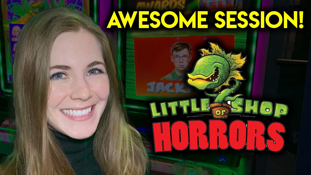Great Session! Little Shop Of Horrors Slot Machine!! BONUSES! Lots Of Features!