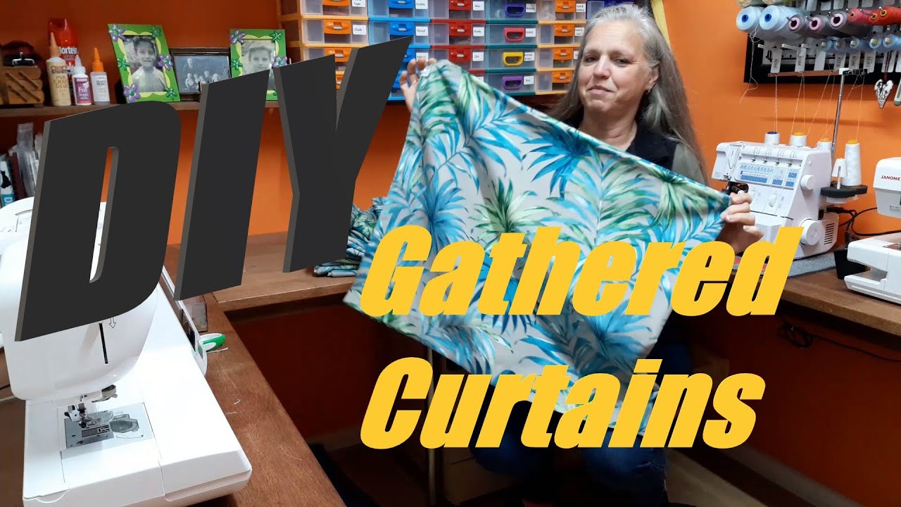 DIY Gathered Curtains for Campervan/Caravan/Motorhome with Flexible Curtain Wire Easy to Sew at Home
