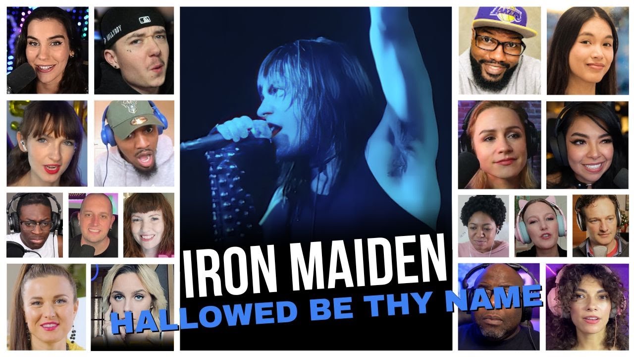 Iron Maiden - Hallowed Be Thy Name  (LIVE 82)  Reaction Compilation