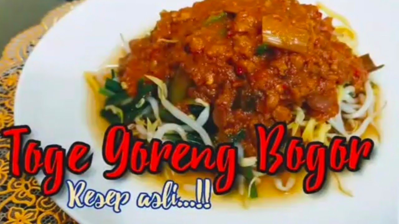 Resep Toge Goreng Khas Bogor || kuliner bogor