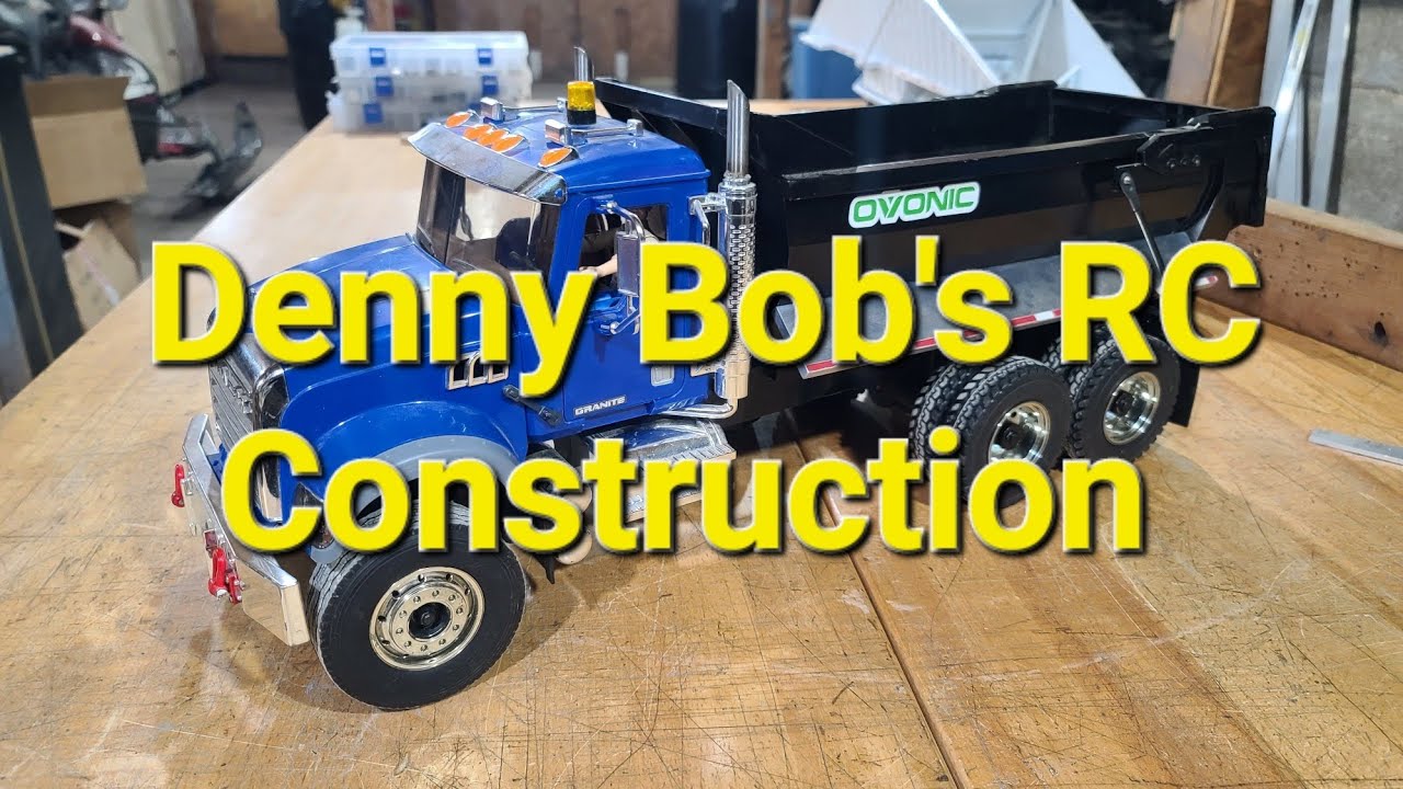 Ole Blue Bruder Mack Granite Halfpipe RC Conversion Back for Maintenance