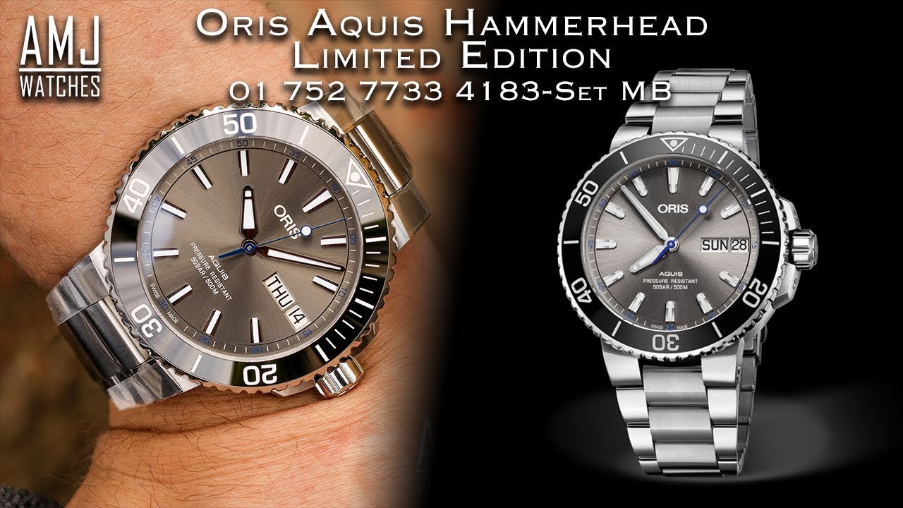 Oris Aquis Hammerhead Limited Edition (01 752 7733 4183-Set MB) Unboxing & Showcase