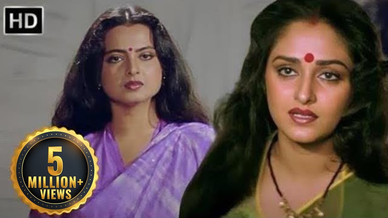 Climax - एक सौतन बहिनी जैसी - Souten Ki Beti - Jeetendra, Rekha, Jaya Prada - Superhit Climax Scene