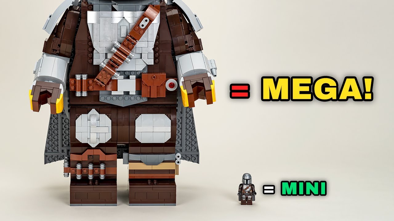 You can build this LEGO Mandalorian MEGA Figure!
