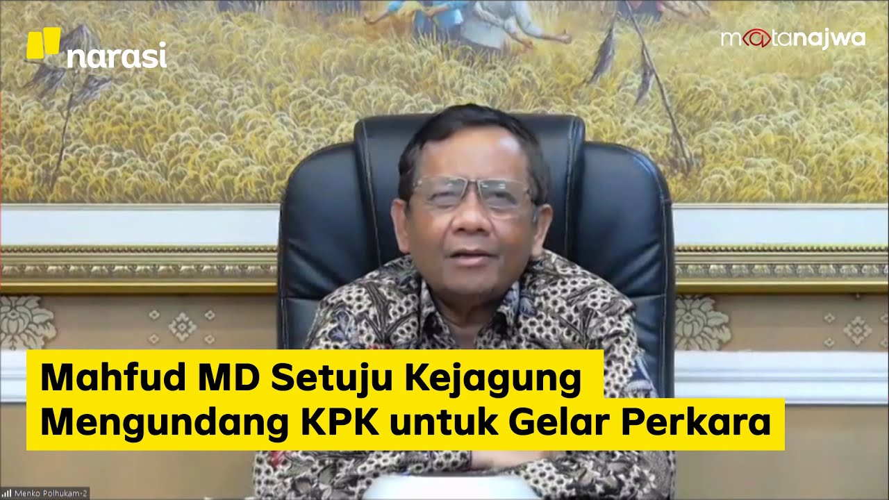 Mahfud MD Setuju Kejagung Mengundang KPK untuk Gelar Perkara (Part 2) | Mata Najwa