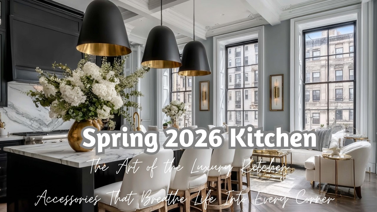 🌿✨ Spring 2026: The Art of the Luxury Kitchen — Accessories That Breathe Life Into Every Corner