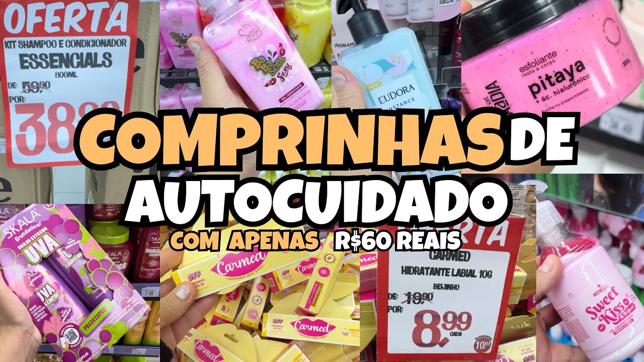 VLOG de Comprinhas de Autocuidado 🛍️✨💅 | Achadinhos Baratinhos de Skincare e Beleza no Precinho!