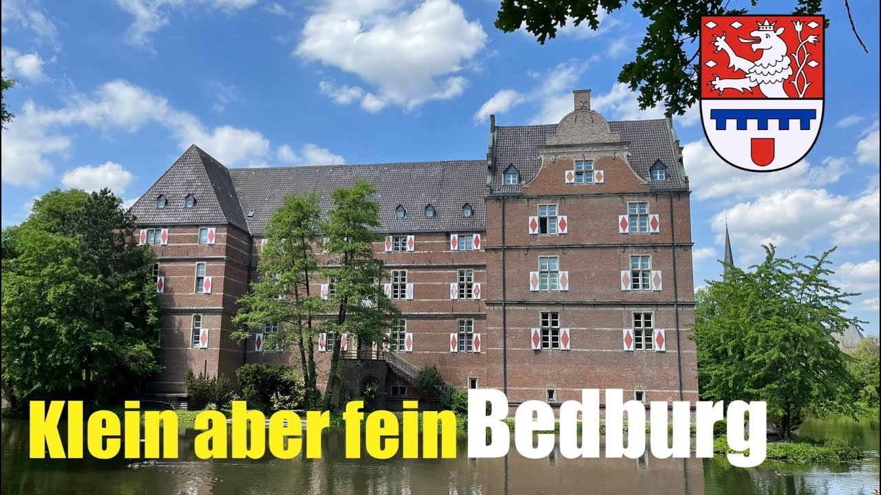 Bedburg imposantes Schloss im Rhein-Erft Kreis 🏰