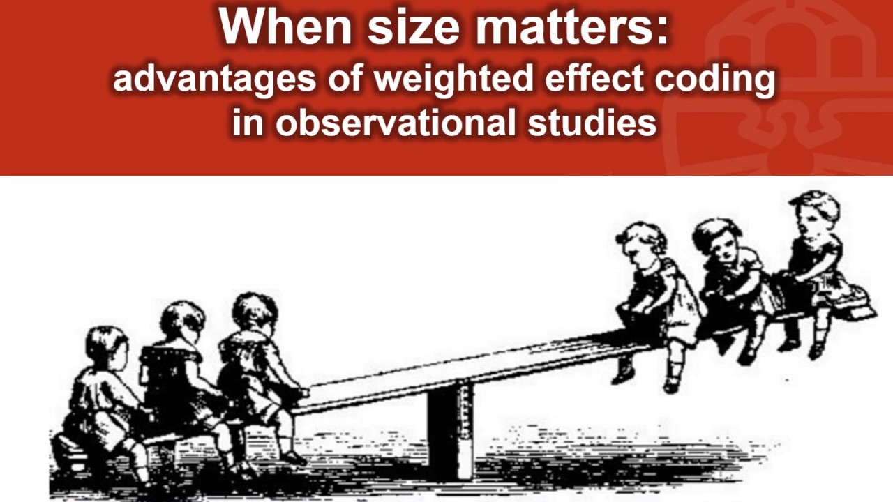 Presentation weighted effect coding,  Stockholm Sweden