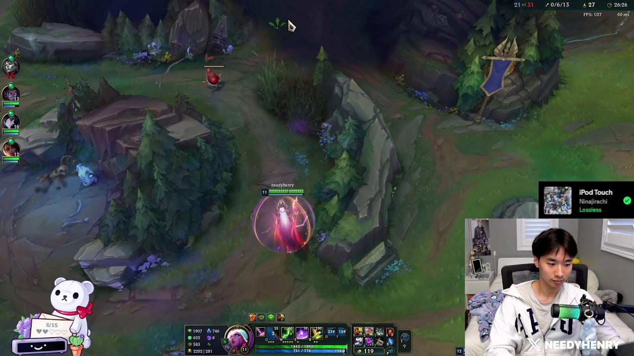 🔴[LIVE] challenger enchanter🧚masters 613 lp start | also live on twitch