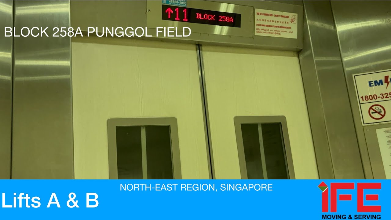 HDB Block 258A Punggol || IFE Elevator