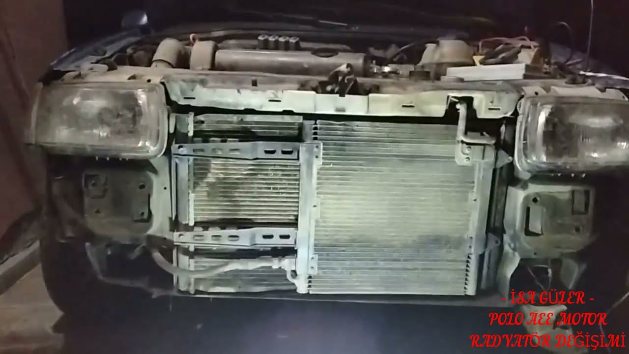 POLO 1997 HB  RADYATÖR PETEK DEĞİŞİMİ (KLİMALI MODEL)