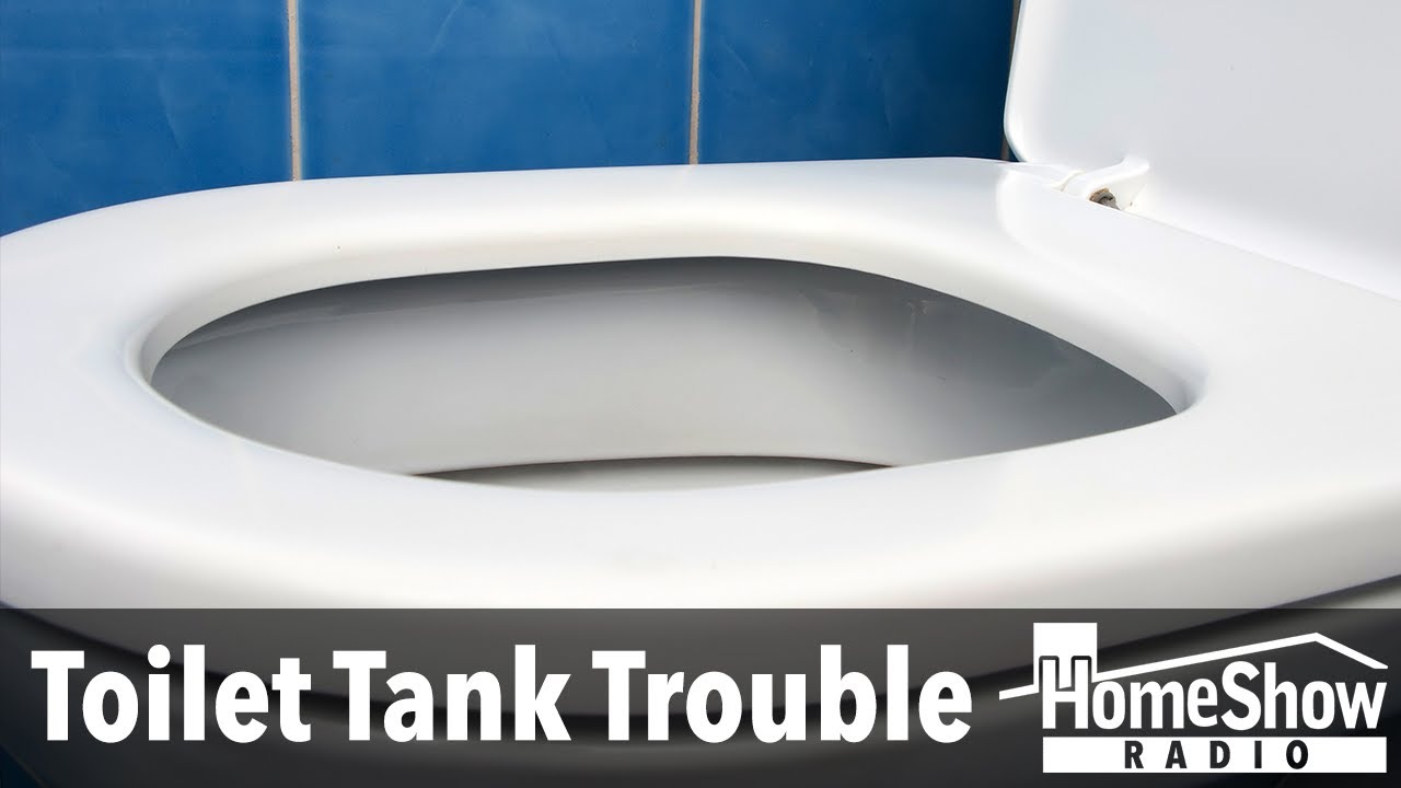 What causes the inside of my toilet tank to turn black?