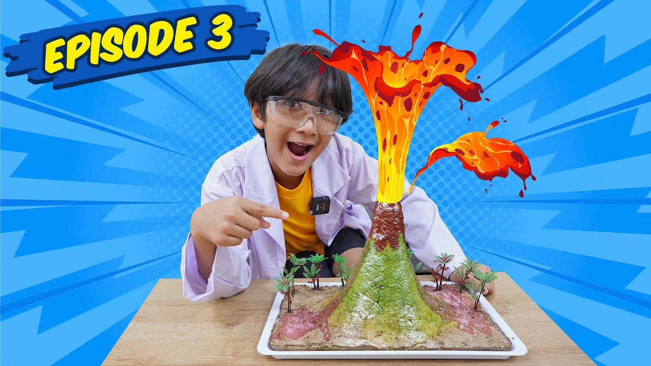 Eksperimen Gunung Berapi Volcano - Ziyan Science Series Episode 3