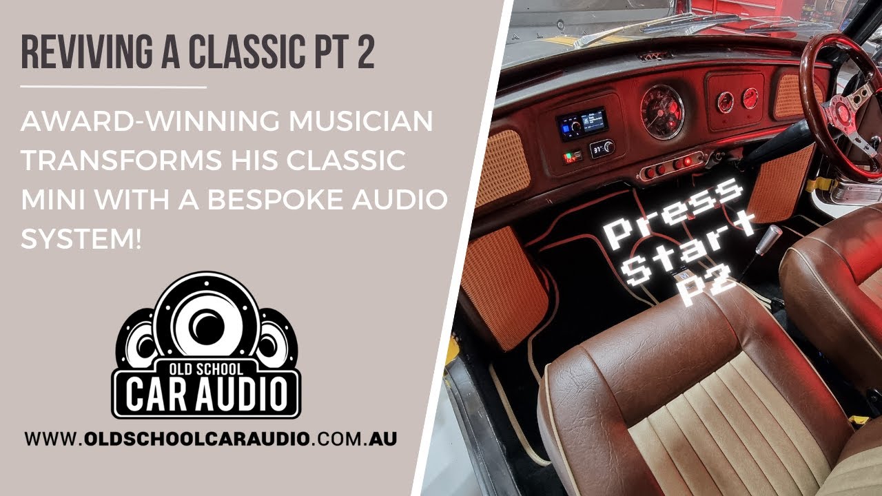 Award-Winning Musician Transforms His Classic Mini with a Bespoke Audio System! Part 2