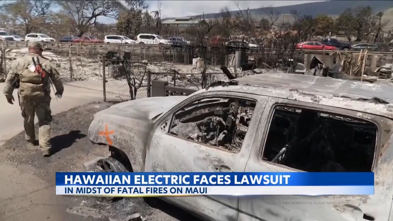 Hawaiian Electric already facing lawsuits, just days after deadly Lahaina fire