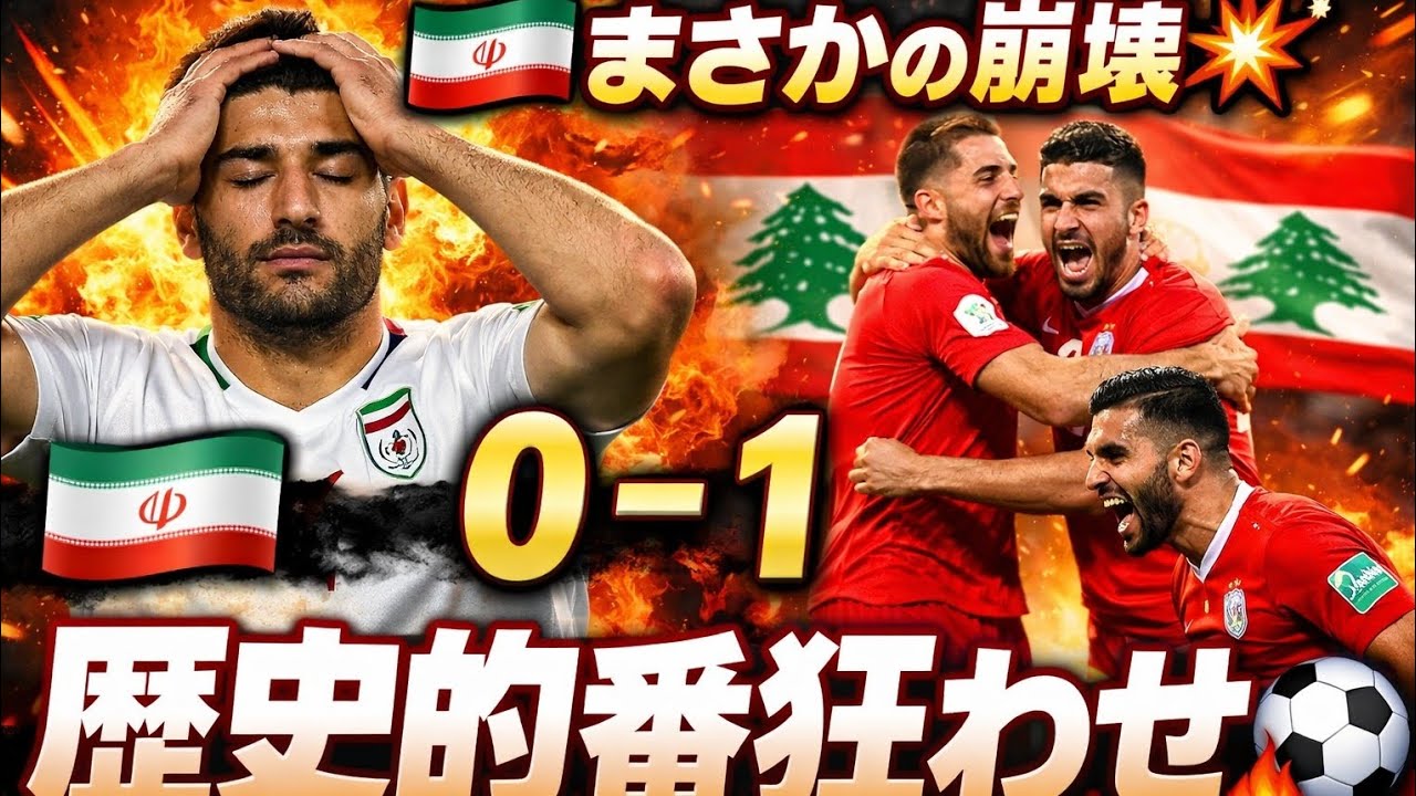 🇮🇷💥まさかの結末！アジア強豪イラン崩壊…U-23杯で起きた歴史的ジャイアントキリング