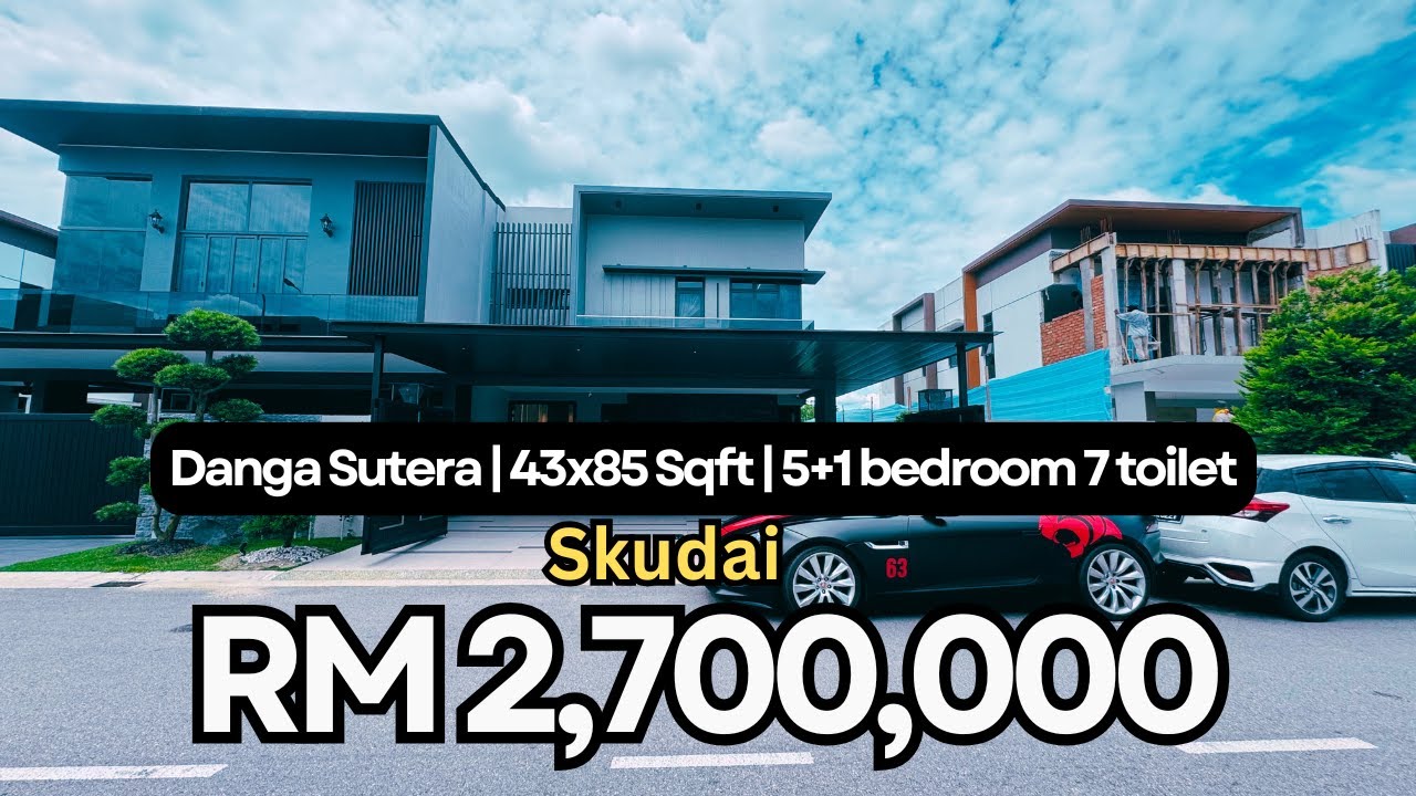 【JB property新山房地产】Danga Sutera @ Skudai｜双层半独立｜RM900K豪装完工｜全家具＋华人区｜屋况AAA