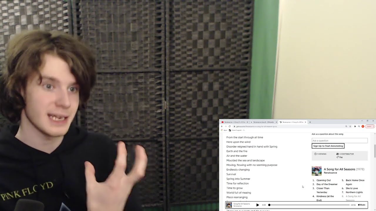 First listen to Renaissance - A Song For All Seasons (REACTION)
