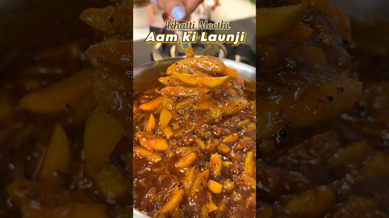 khatti Meethi Kacche Aam ki Launji - Kairi ki Chutney #aamchutney #kairikichutney #aam #aachar