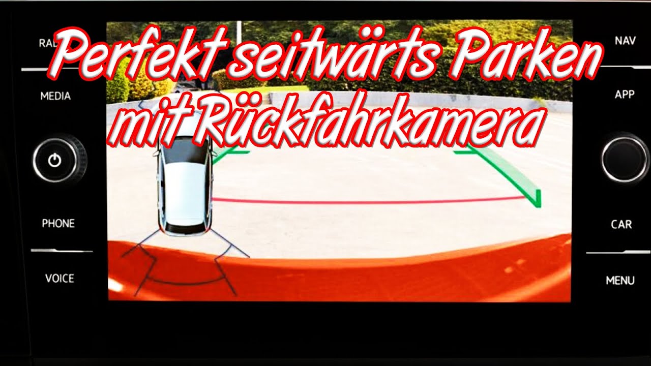 Seitwärts längs Parken mit Kamera (fixe Linien)