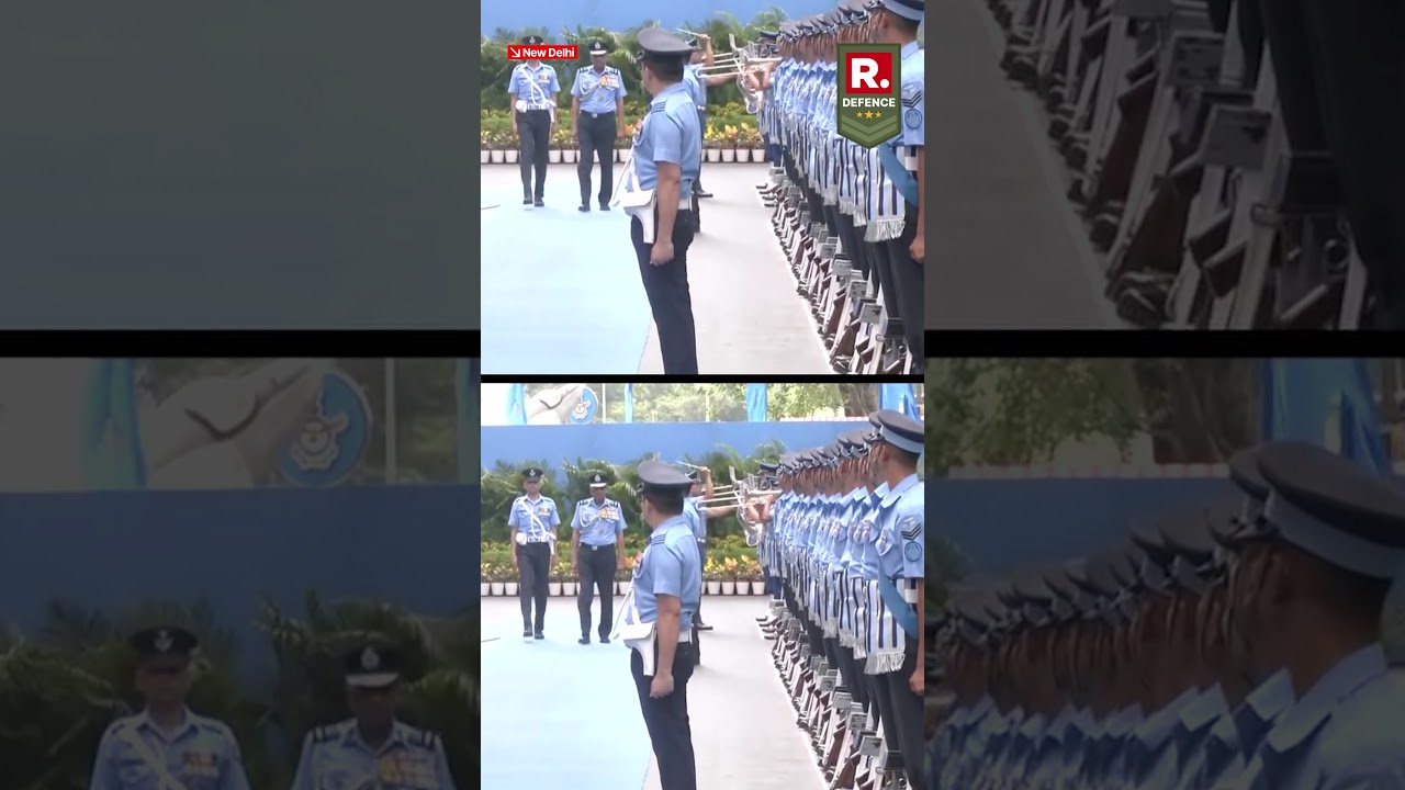 Air Marshal Ashutosh Dikshit Receives Guard of Honour as New VCAS