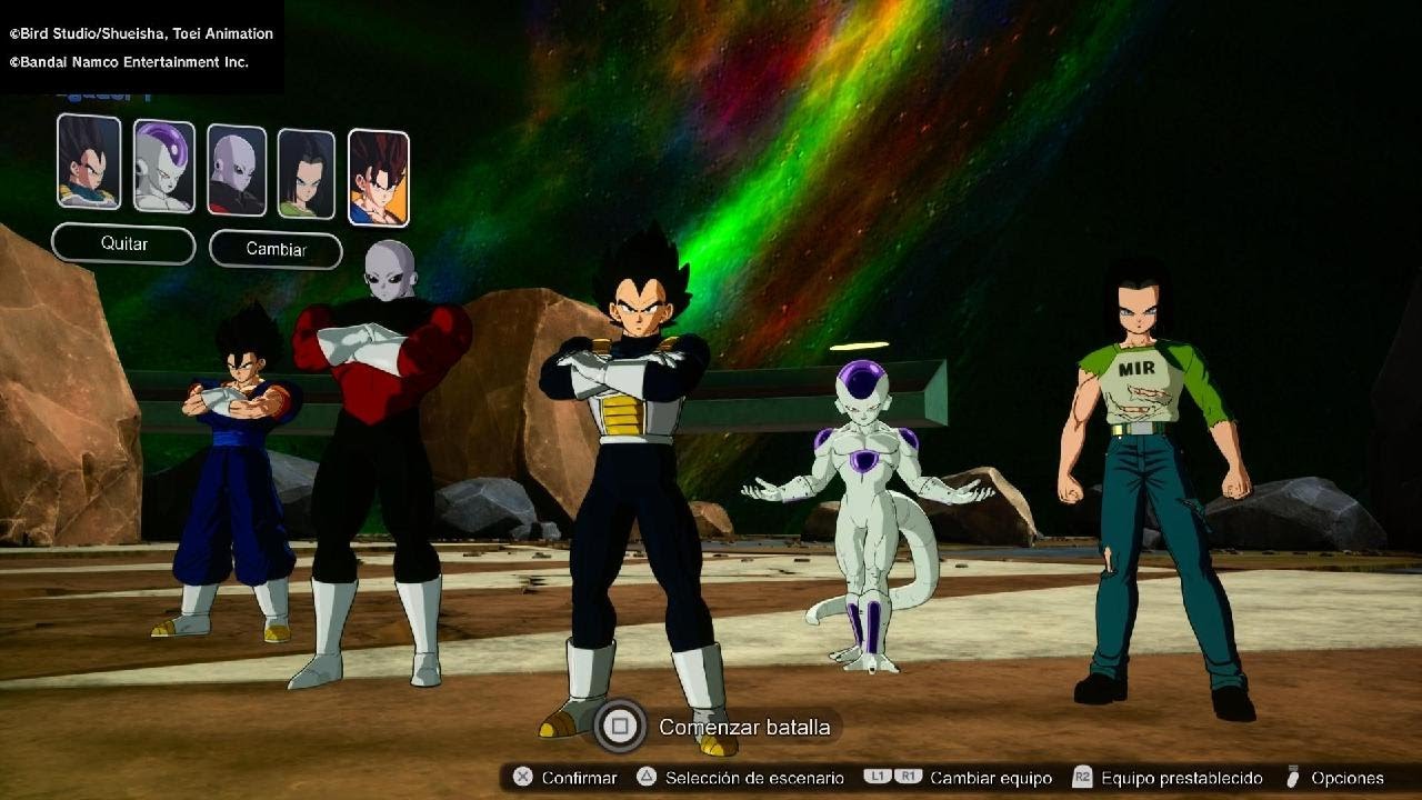 The best figth in DRAGON BALL SPARKING