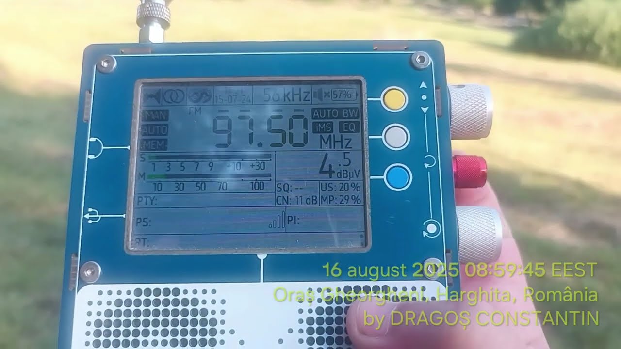 FM BANDSCAN in Gheorgheni, Harghita [ROU] (16.08.2025)