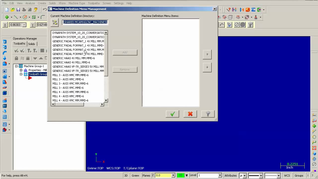 Mastercam   Seleccionan post procesadores y como actualizarlos