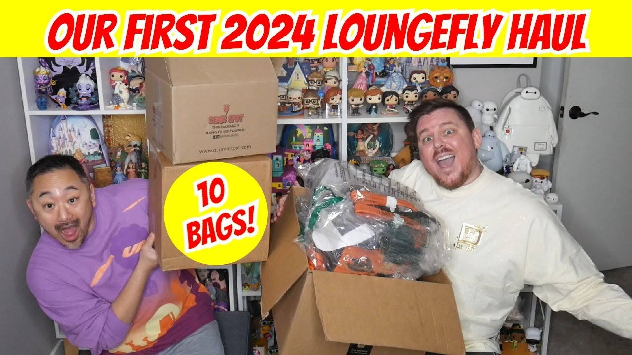 Our First 2024 Loungefly Haul! 10 BAGS!