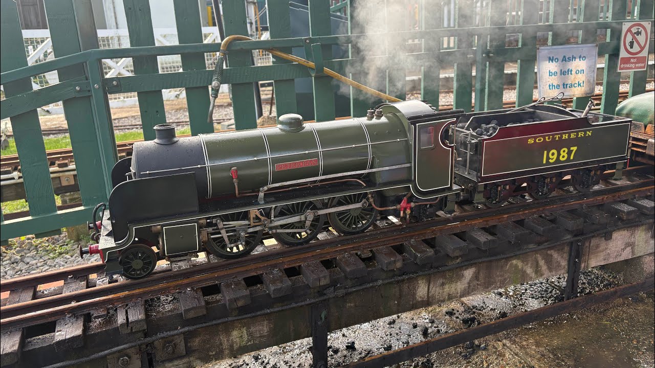 Miniature Live steam engine 3 1/2 southernloco
