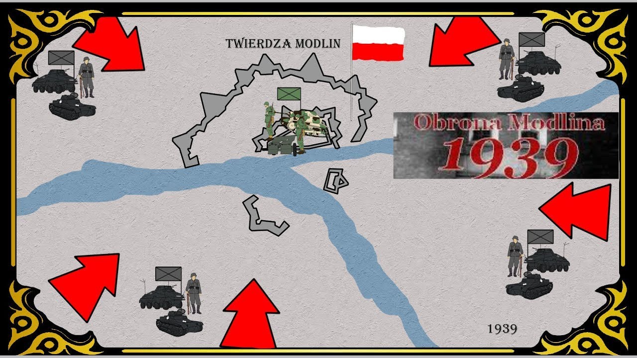 Bitwy z Niemcami - Twierdza Modlin (obrona twierdzy Modlin 1939)