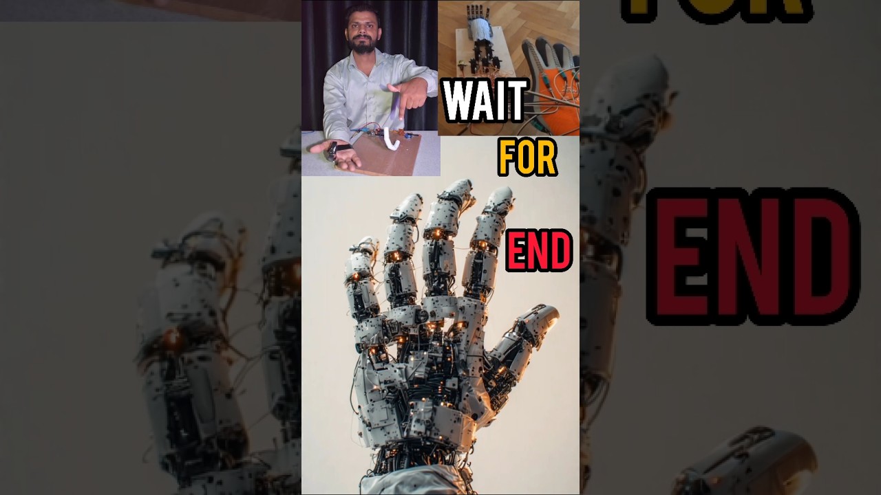 Make A Robotic Hand, Cardboard Based Robotic Arm #shorts #science #trending #experiment