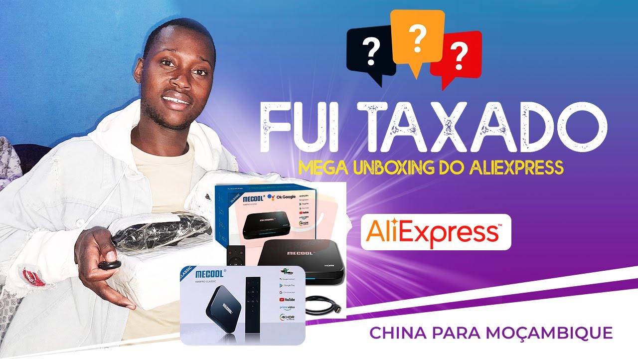 UNBOXING DO ALIEXPRESS FUI TAXADO E QUANTO TEMPO PARA LEVANTAR?