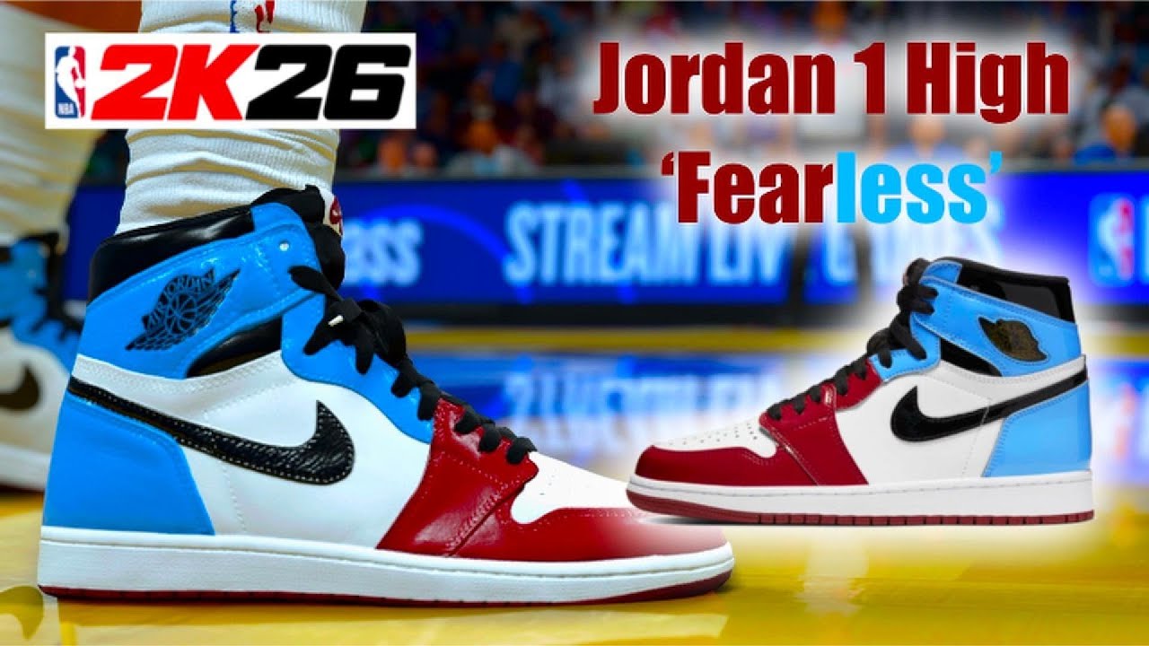 NBA 2K26 Shoe Creator - Jordan 1 High Fearless