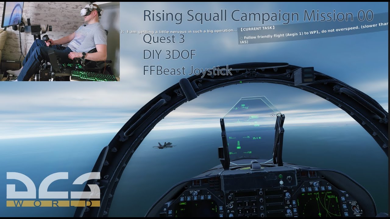 DCS VR Rising Squall Campaign 3DOF
