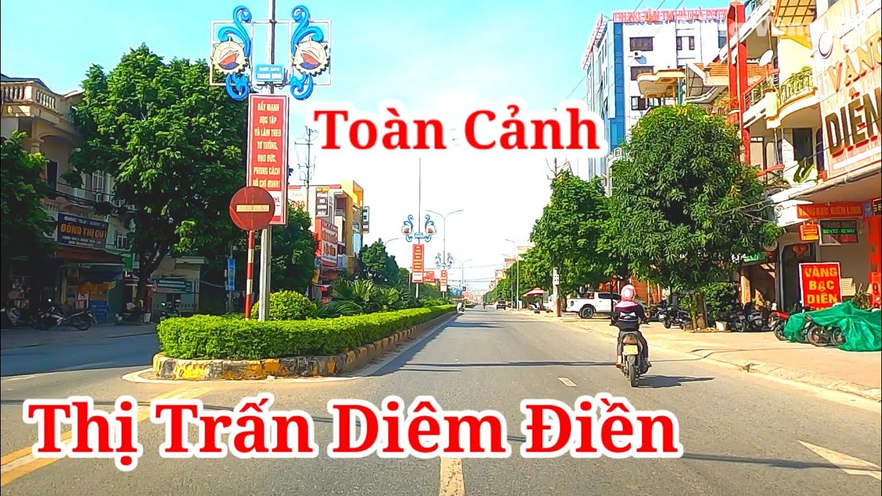 Thị Trấn Diêm Điền Thái Thụy Thái Bình mới nhất / Lòng Vòng TV