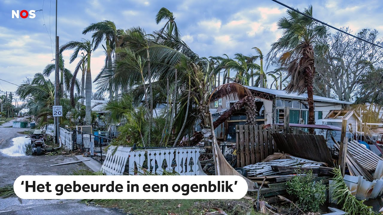 Spoor van verwoesting in Florida door orkaan Milton