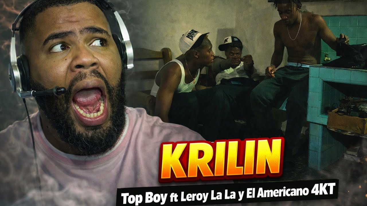 DOMINICANO reacciona a TOPBOY Ft. Leroy La L & El Americano 4KT - KRILIN (Video Oficial)