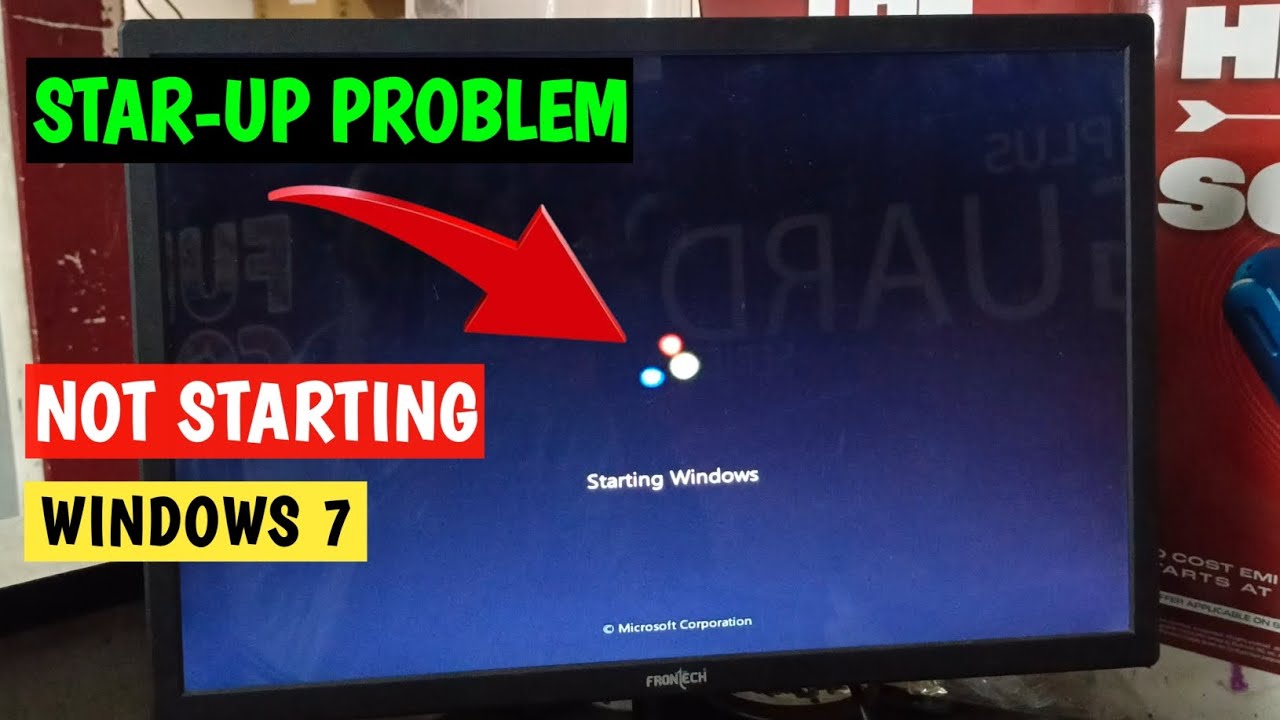 Windows 7/10/11 is Stuck on Welcome Screen Solved 2024 | How to Fix Windows 7 Startup Problem