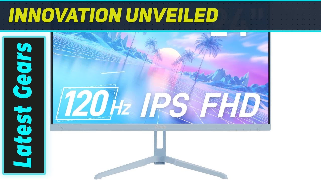 Pixio PX246 Wave Blue 24 Inch – Best 120Hz Gaming Monitor with IPS FHD Display