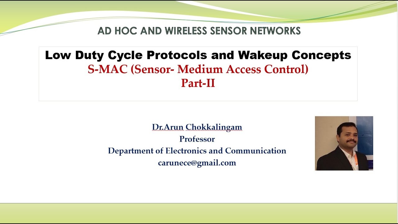 S-MAC (Sensor- Medium Access Control) -Part 2 -Tamil- (EC8702-UNIT-3)