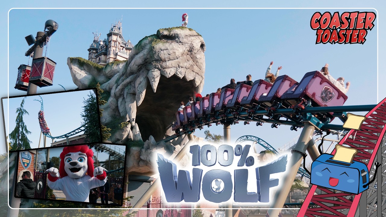 100% Wolf - Das ist die NEUE Achterbahn im Plopsaland Deutschland | Vlog